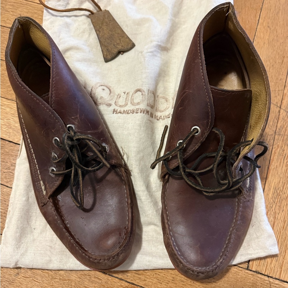 Quoddy Men's Dark Brown Chukka Boots